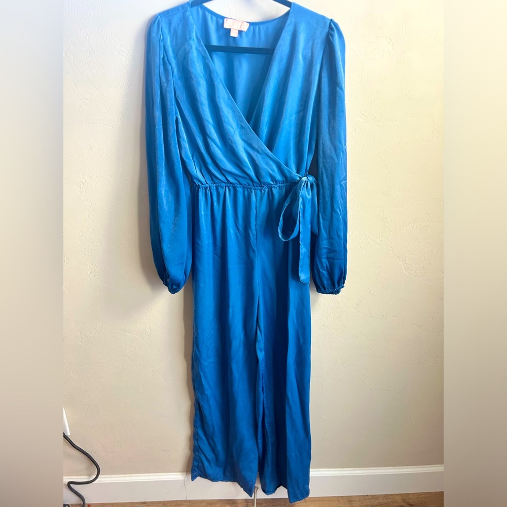Blue jumpsuit